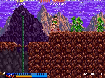 Rastan Saga (Japan) screen shot game playing